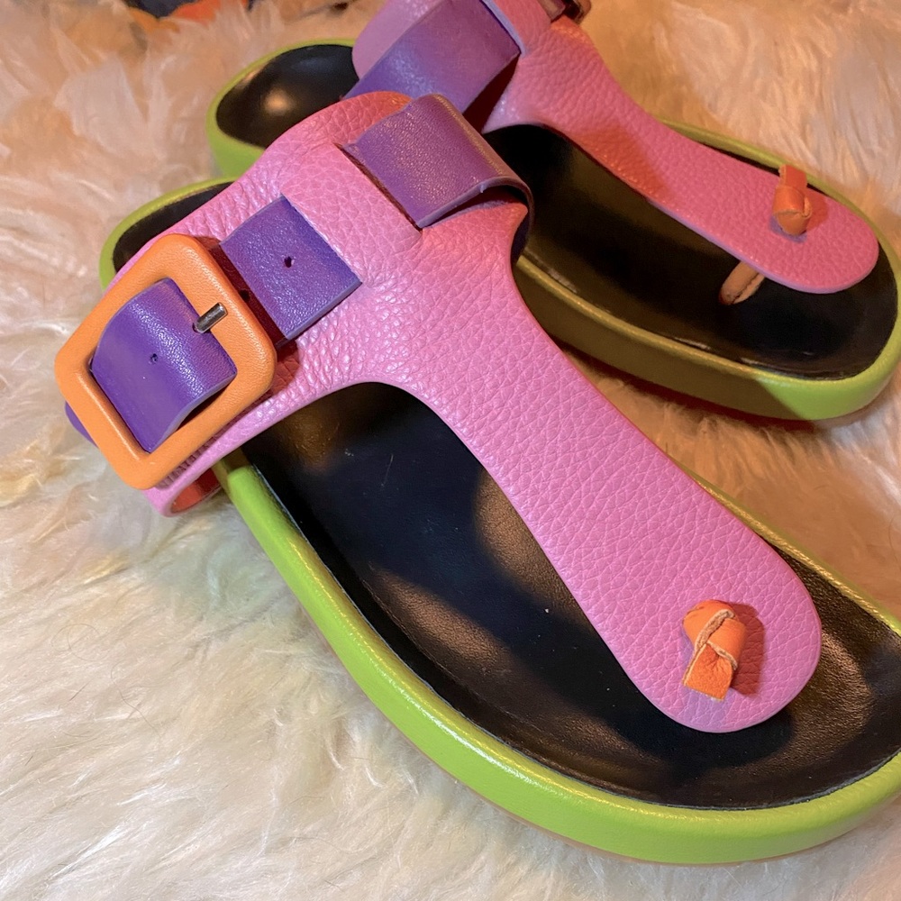 Charlotte Stone Misty Sandals in Multi Rose